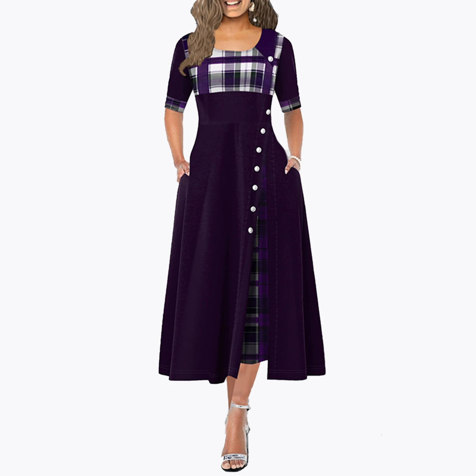Midi womens plus size clothing is the gift for friends durable and dirt resistant 241212