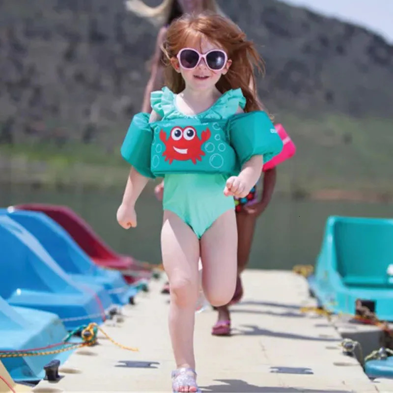 Baby Float Arm Sleeve Floating Ring Safe Life Jacket Buoyancy Vest Kid Swimming Equipment Armbands Swim Foam Pool Toys 241214