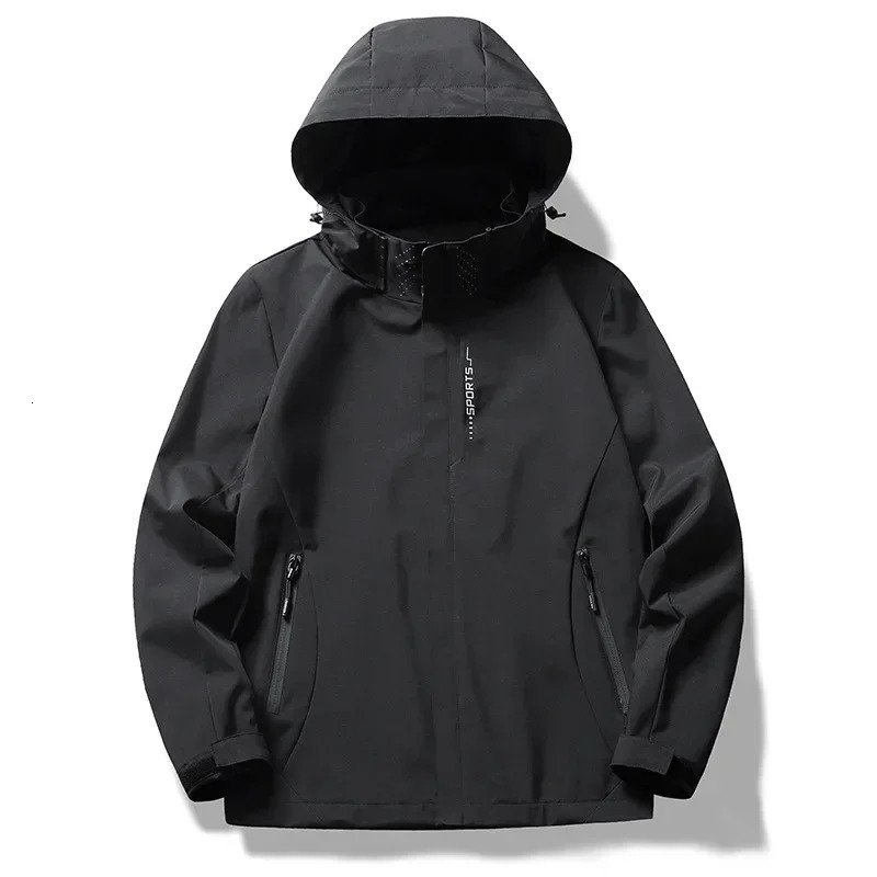 Fashionable outdoor jacket womens single-layer hood interchangeable coat autumn comfortable casual long sleeved waterproof 241214