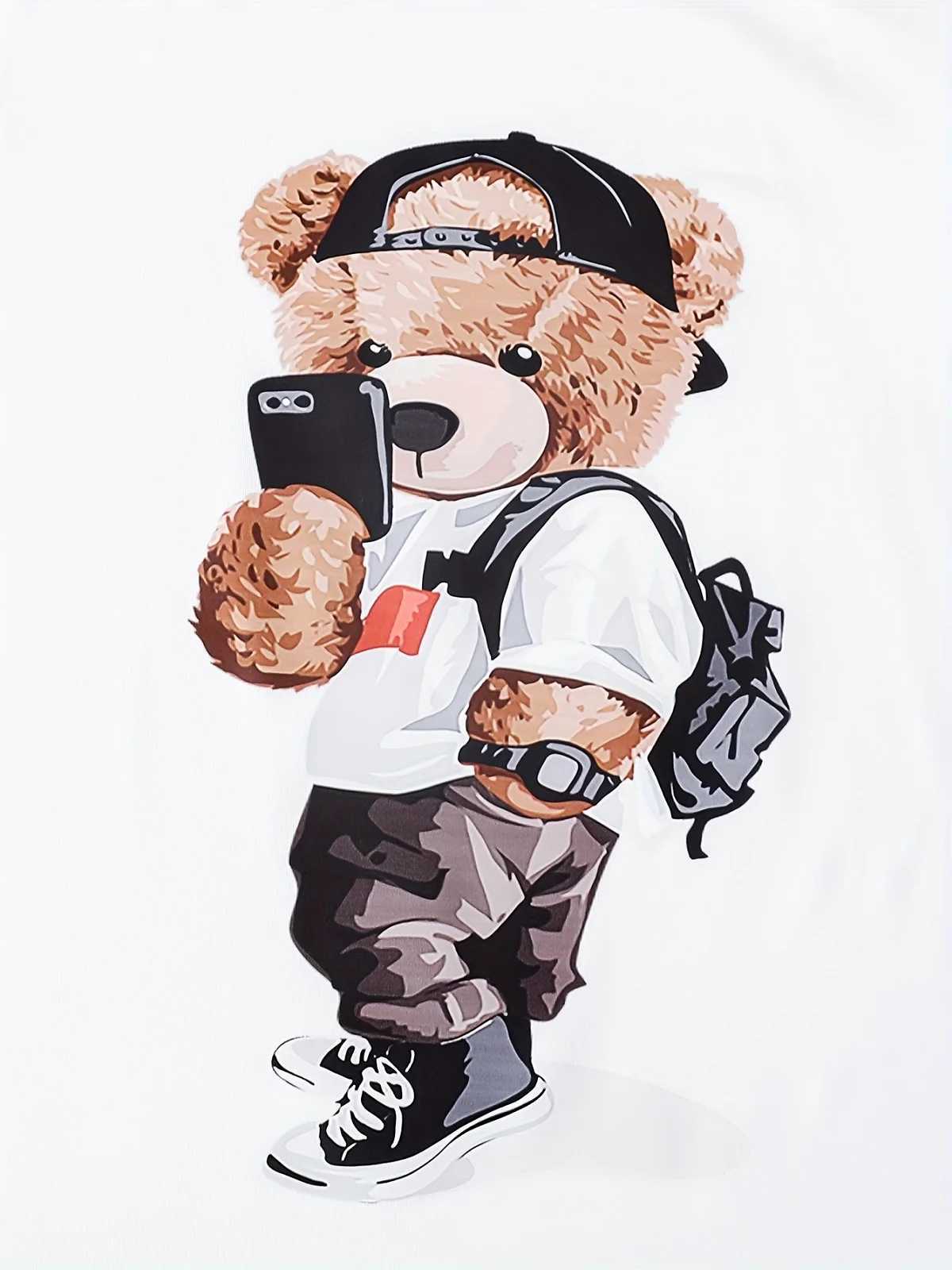 Clothing Sets Summer Baby Kid Boy Clothes Set Children Girls Cartoon Printed Short Sleeve T-shirts and Shorts 2pcs Suit Top Bottom Outfits H241214