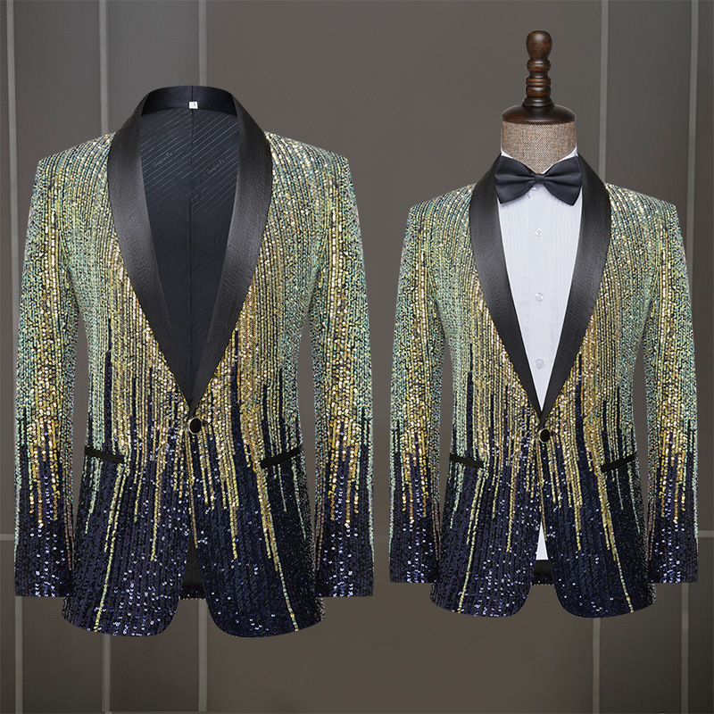 K612 Men's Casual Suit Fit for Graduation Photos