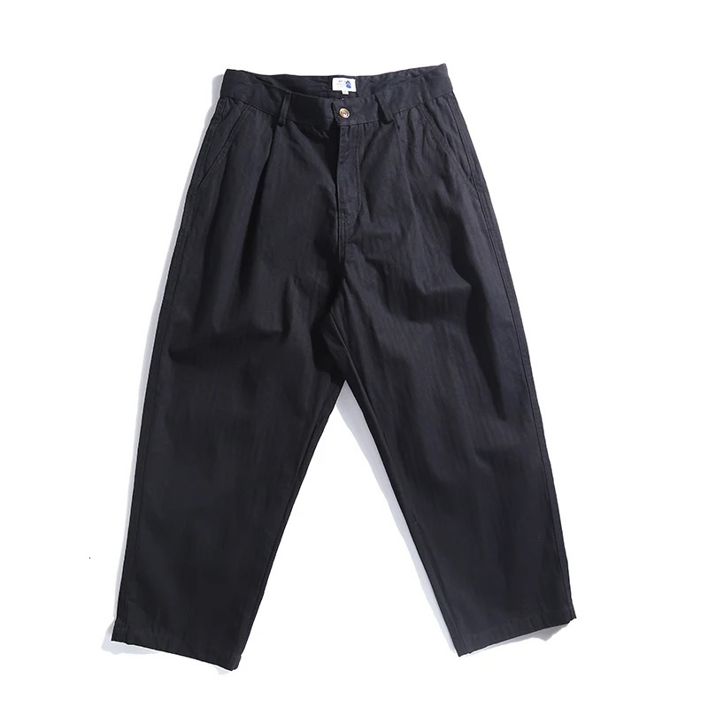 Spring Autumn Korean Fashion Streetwear Khaki Cargo Pants Men Clothing Harajuku Casual Harem Trousers Japanese Baggy Pants 241214