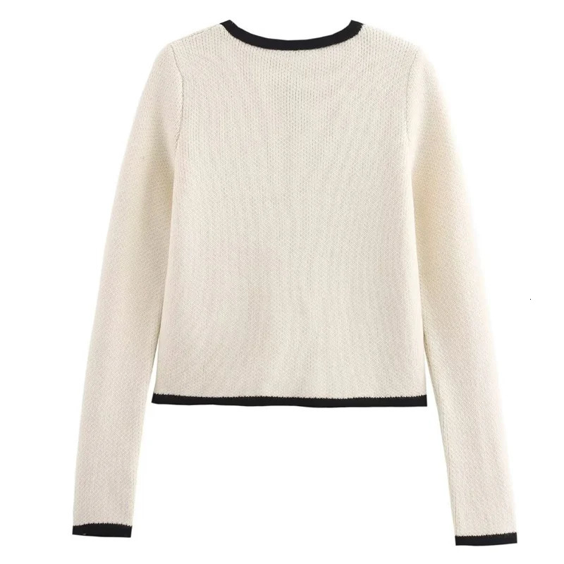 HXAO Crop Knit Cardigan For Women Womens Sweater Bow Lace-Up Outerwears Long Sleeve Cardigan O-Neck Off White Knitwear Cardigan 241214