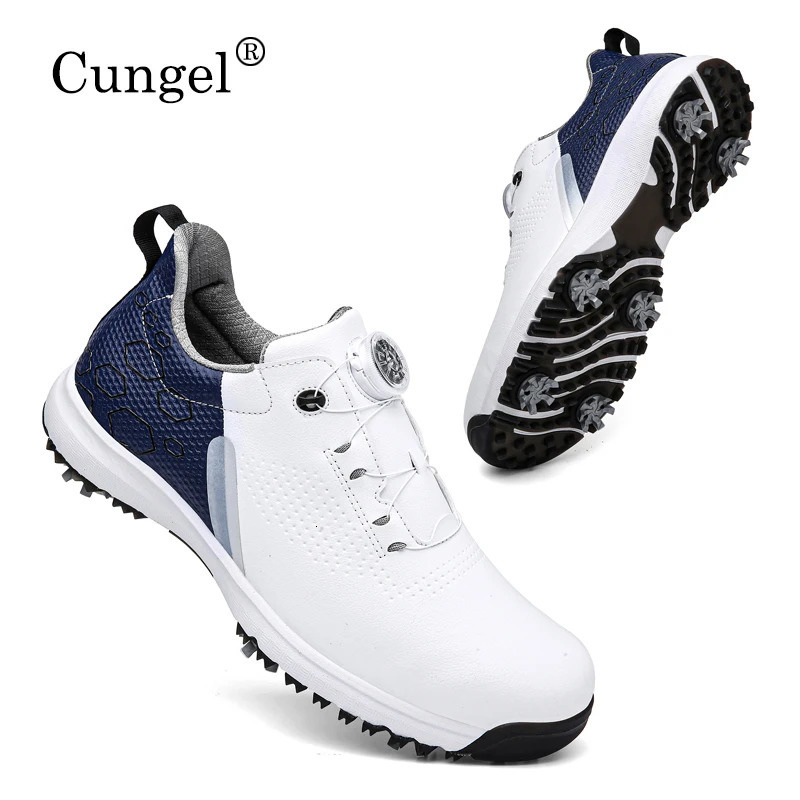 Fashionable golf shoes mens golf shoes leather sports shoes comfortable outdoor walking 39-46 walking shoes 241213