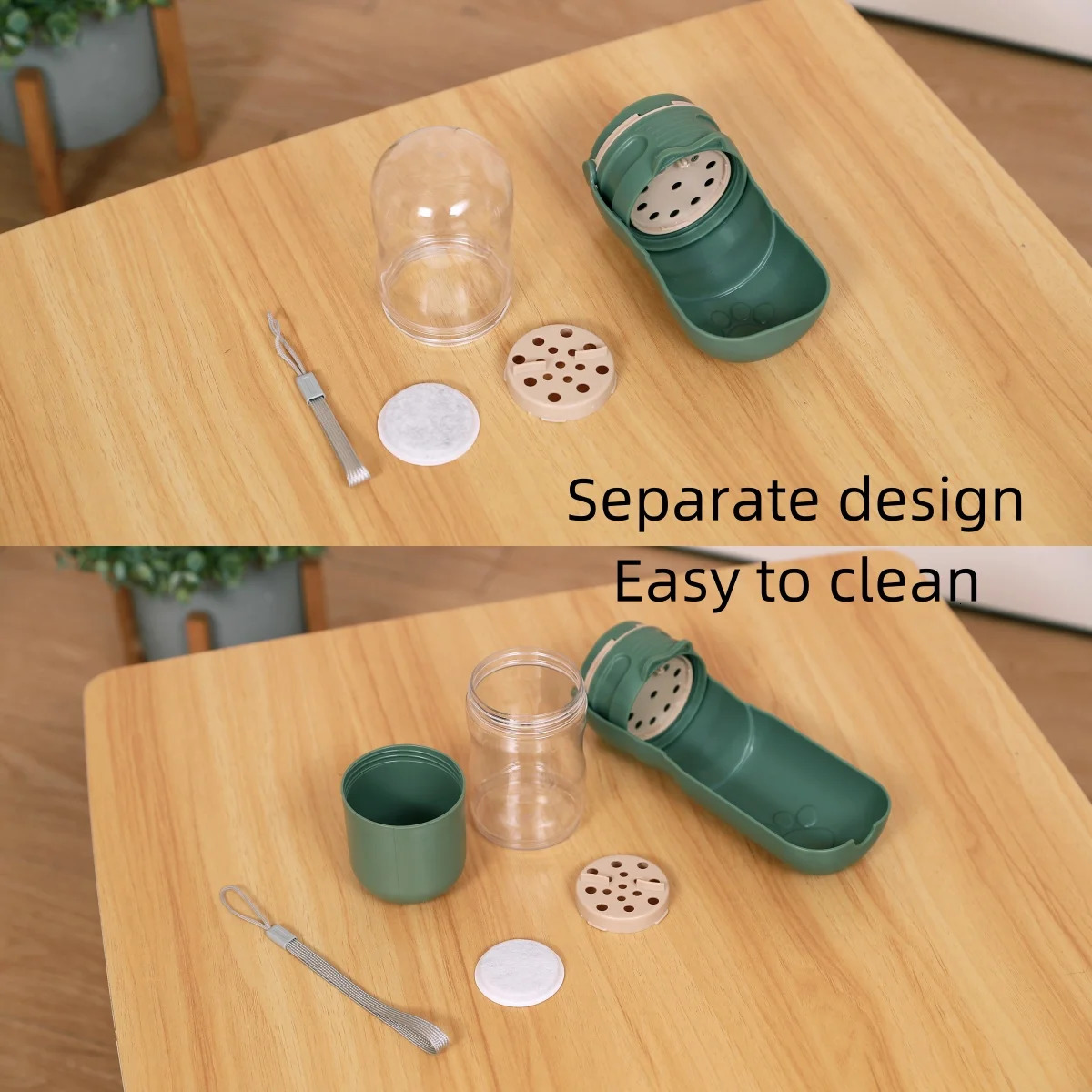 free shipping 2 in 1 Portable Food Cat Outdoor Travel Drinking Bowls Water Dispenser For Dog Pets Feeder Bowl 241214