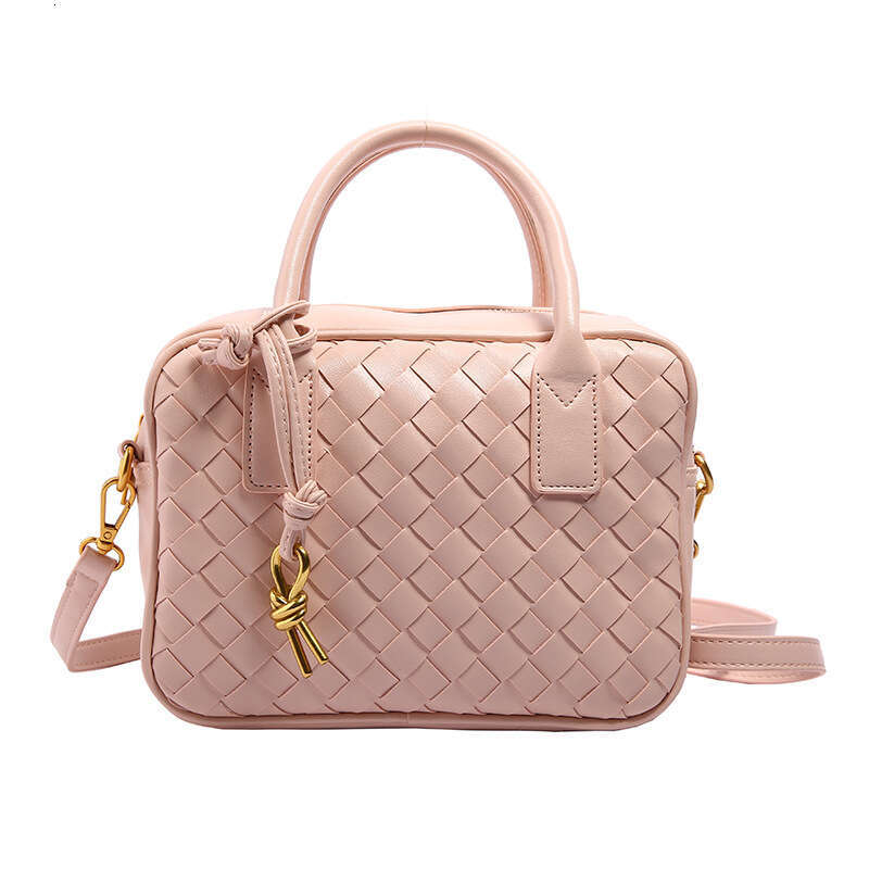 Handmade woven bag for women 2024, texture, hand-held commuting small square high-end single shoulder crossbody bag, 2024 temperament, versatile new t