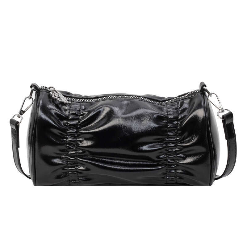 niche design crossbody female internet celebrity creative pleated candy shoulder large capacity pillow bag 2024 temperament versatile new trend clothi