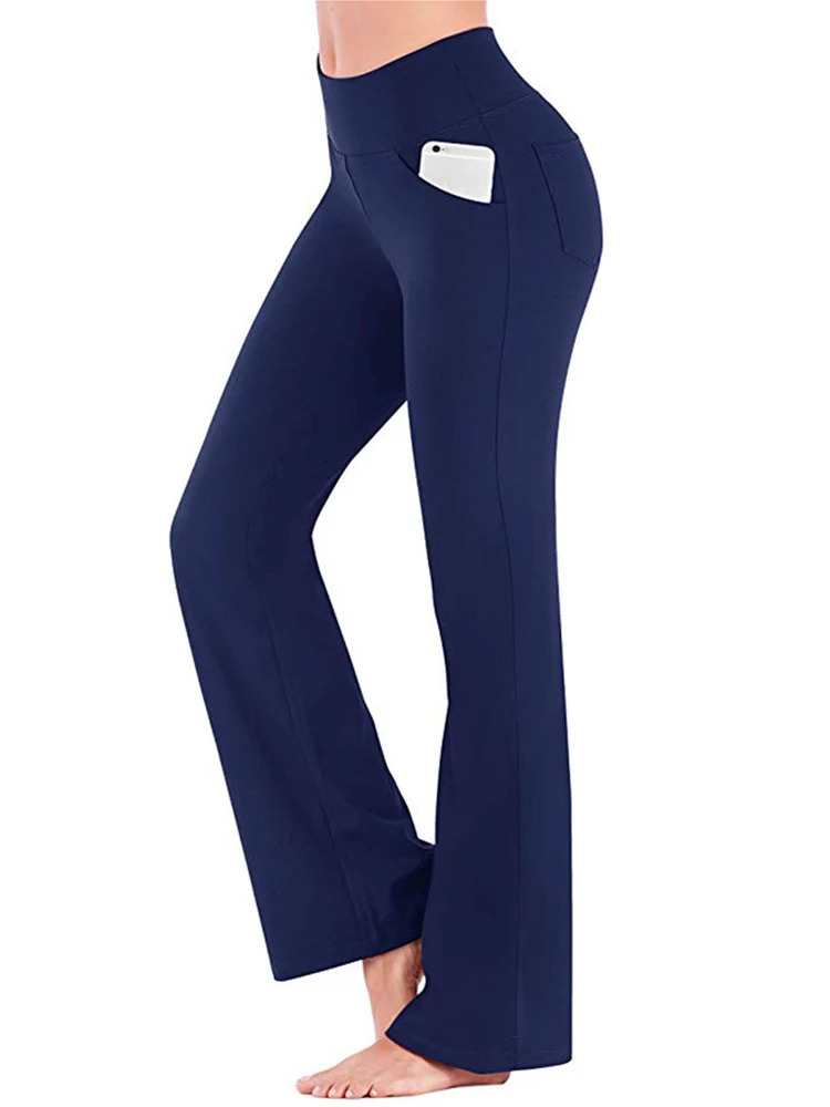 Ogilvy Mather Solid Elegant Womens Long Leg Pants Palazzo Flared Wide Killer High Waist OL Career Trouser 241212