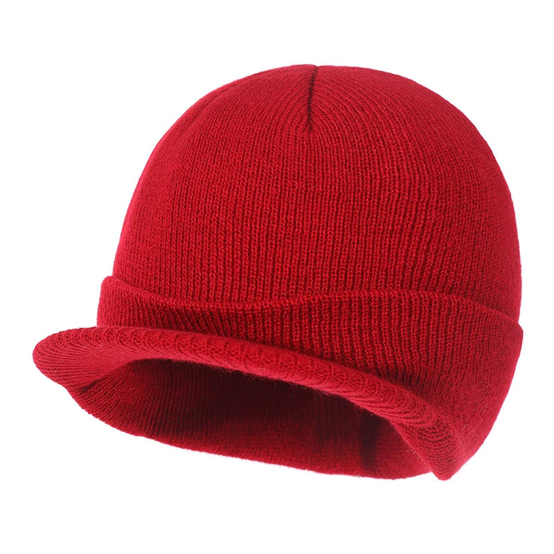 Mens Winter Warm Knitted Hat Outdoor Bicycle Knitted Baseball Hat Casual Skull Bear Hip Hop Womens Ski Slow Fashion Hat 241211