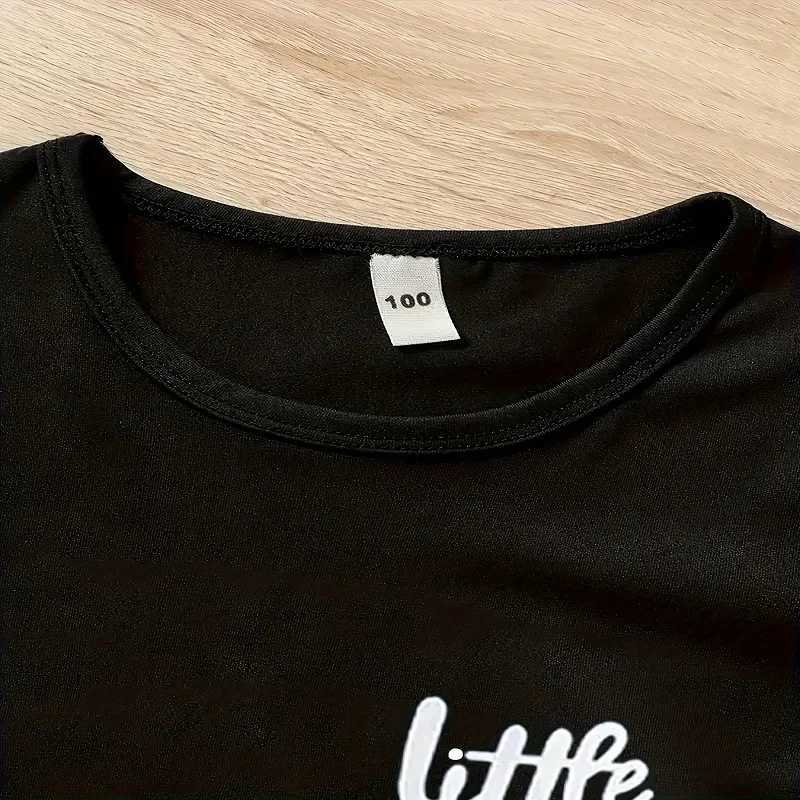 Clothing Sets Summer Baby Clothes Set Children Boy Letter MAN Printed T-shirts and Shorts 2 Pieces Suit Kid Short Sleeve Top Bottom Outfits H241214