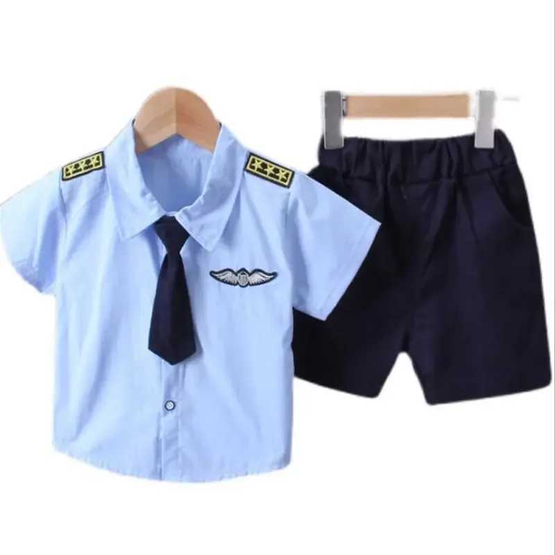 Clothing Sets New Summer Children Baby Girls Boys Clothes Infant T Shirt Shorts 2pcs/Set Kids Cotton Causal Toddler Costume 1 2 3 4 YEARS H241214