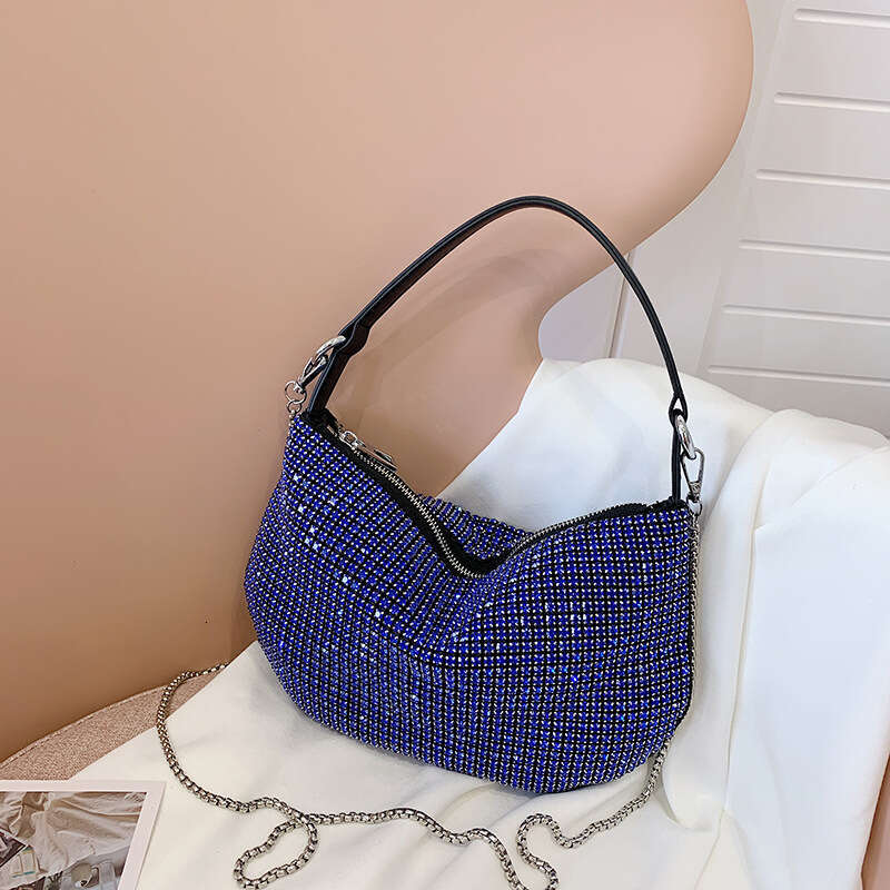 Niche Super A Water Bright Dia Bag for Women Instagram Fashion Single Shoulder Underarm Internet Celebrity Live Streaming Handheld Crossbody Bag, 2024