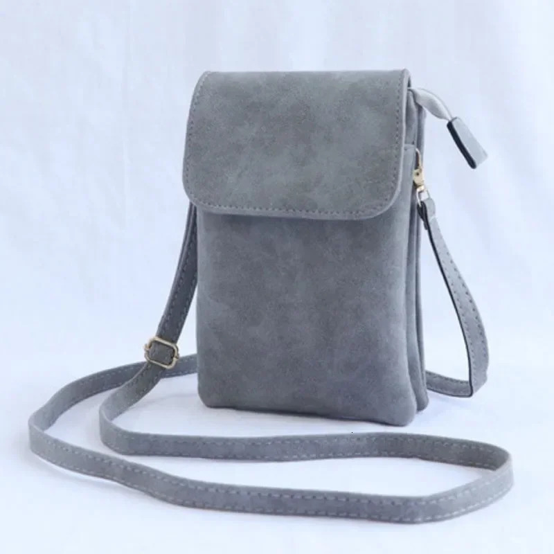 Fashion Women Crossbody Bag PU Leather Mobile Phone Purse Bags Solid Flap Messenger Bag Small Female Shoulder Handbag for Women 241213