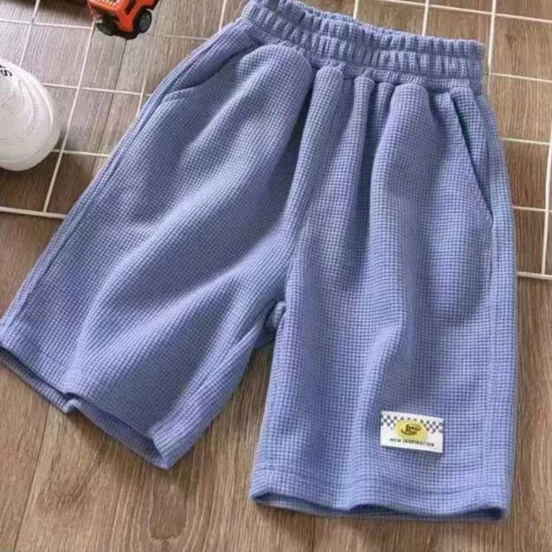 Clothing Sets Summer Children Boy Girls Clothes Set Teenage Faux Two-piece T-shirts and Shorts Suit Kid Hip-Hop Hooded Top Bottom Tracksuits H241214