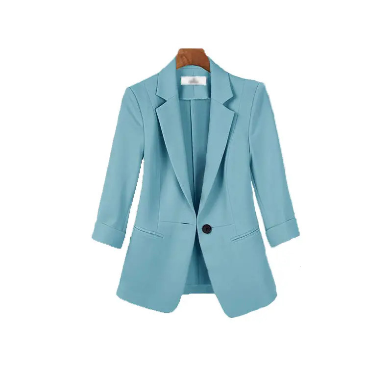 Women 2024 Summer Casual Blazers Jacket Two Piece Suit Korean Elegant Slim Pants Matching Set Female Professional Wear 241203