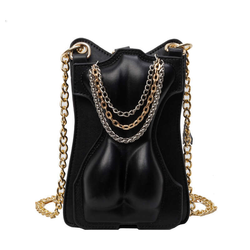 Spicy girl style niche design chain crossbody small square women's summer high-end phone bag 2024 temperament versatile new trend clothing ins