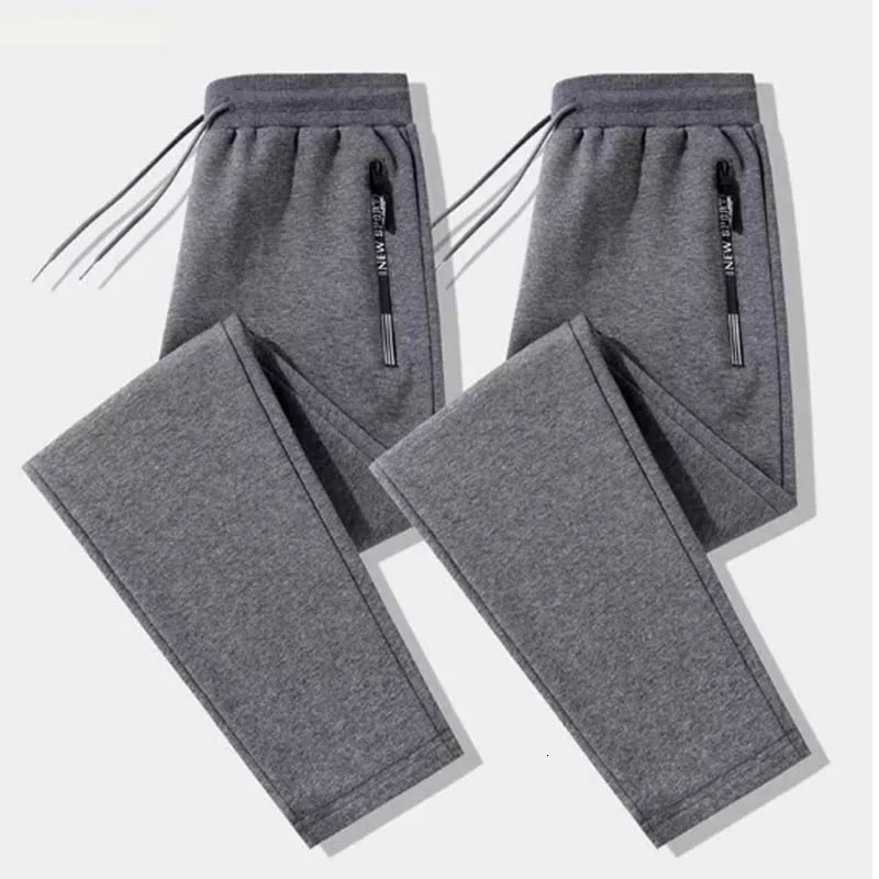 Mens casual pants spring and autumn loose straight leg long bundle feet all fashion sports sweatpants 241214