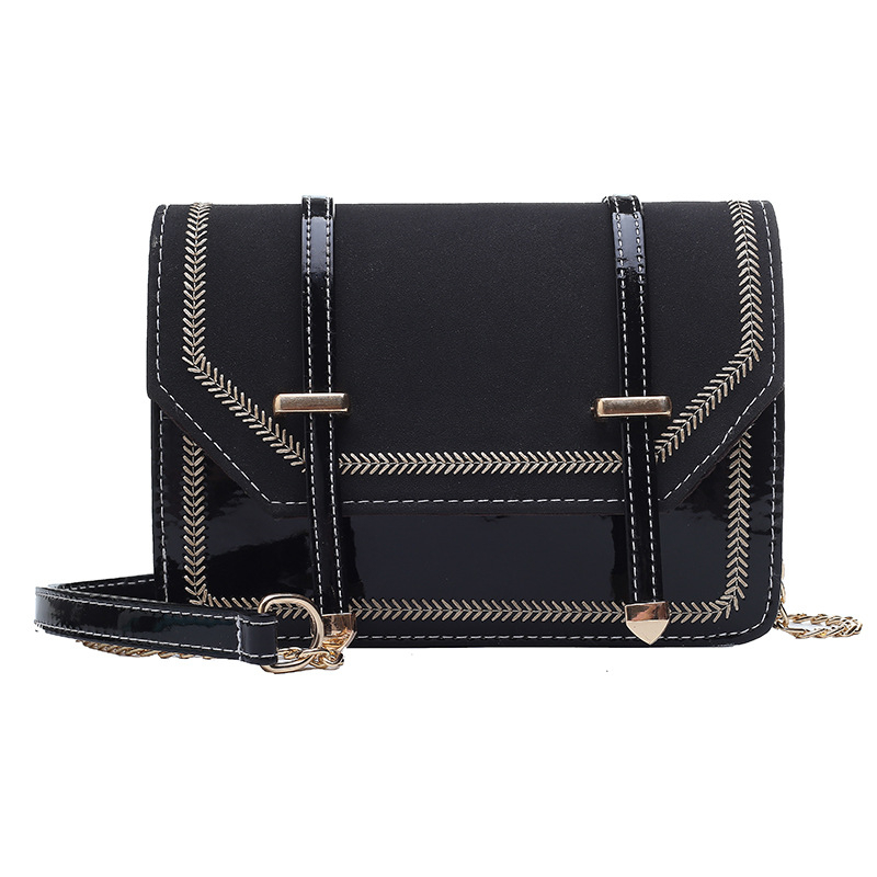 Female 2021 New Korean Fashion Chain Messenger Small Square Retro Simple Single Shoulder Bag