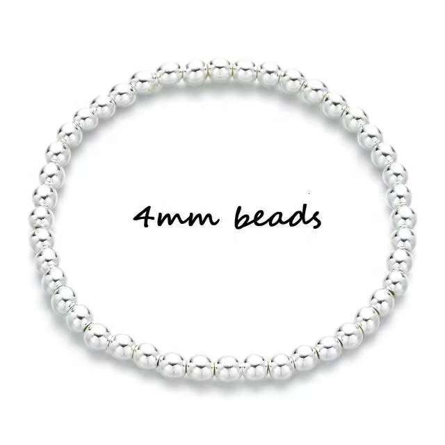 New Gold Plated Hematite Elastic Beaded Bracelet for Women