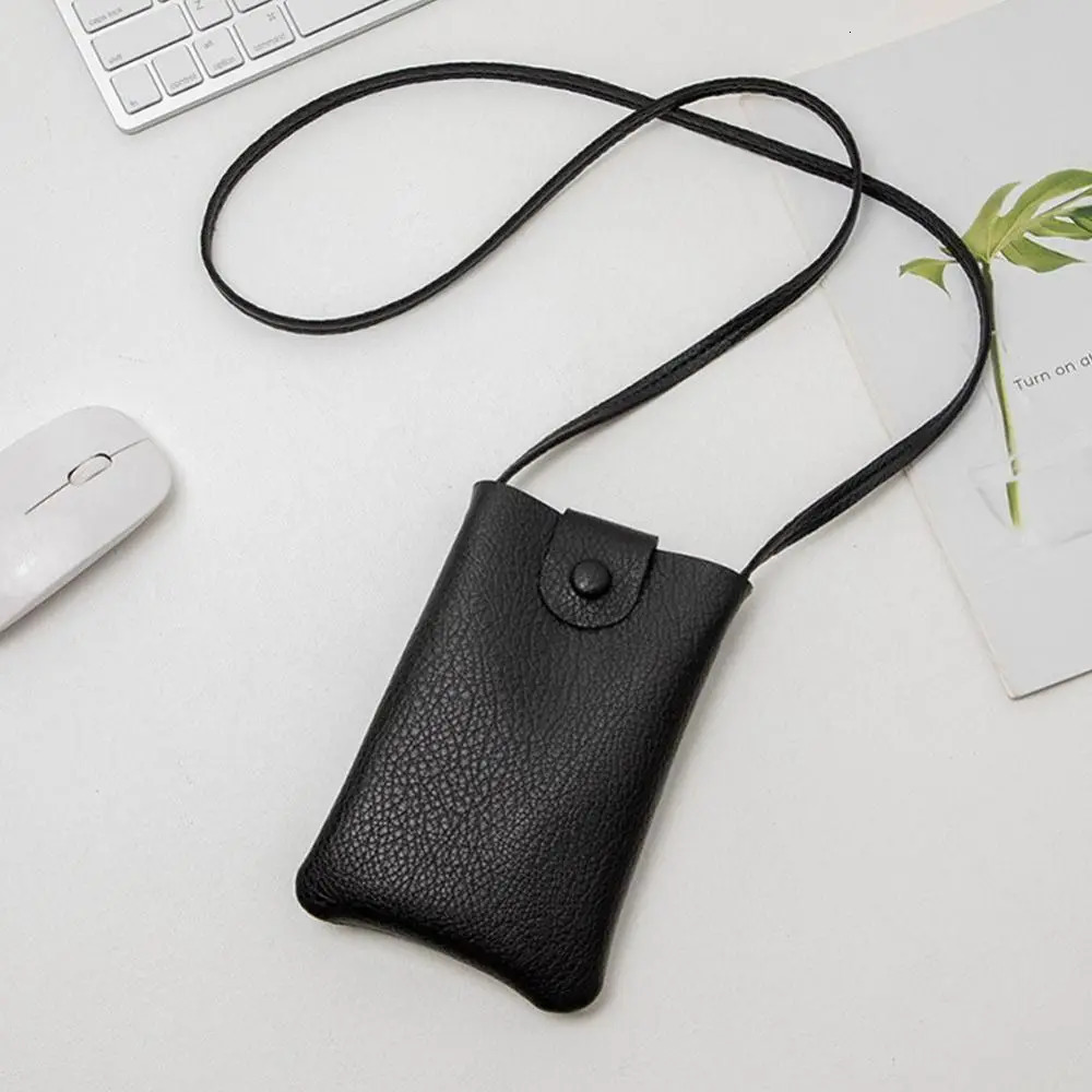 PU Leather Summer Shoulder Bag Wallet Solid Color Mobile Messenger Bag Large Capacity Mini Womens Handbag 241213