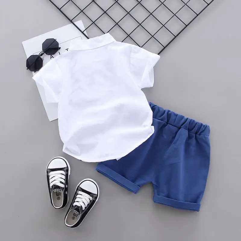 Clothing Sets Summer Casual Newborn Baby Boy Toddler Clothes Set animal Dinosaur Shirt Tops short Pants 2Pcs/sets Cotton Kids Outfits Clothing H241214