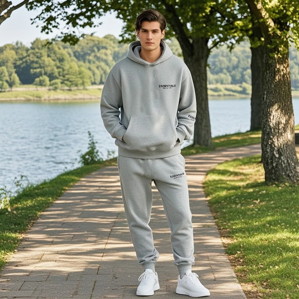 High end street fashion sports and leisure hoodie made of pure cotton comfortable and durable unisex mens clothing 241213