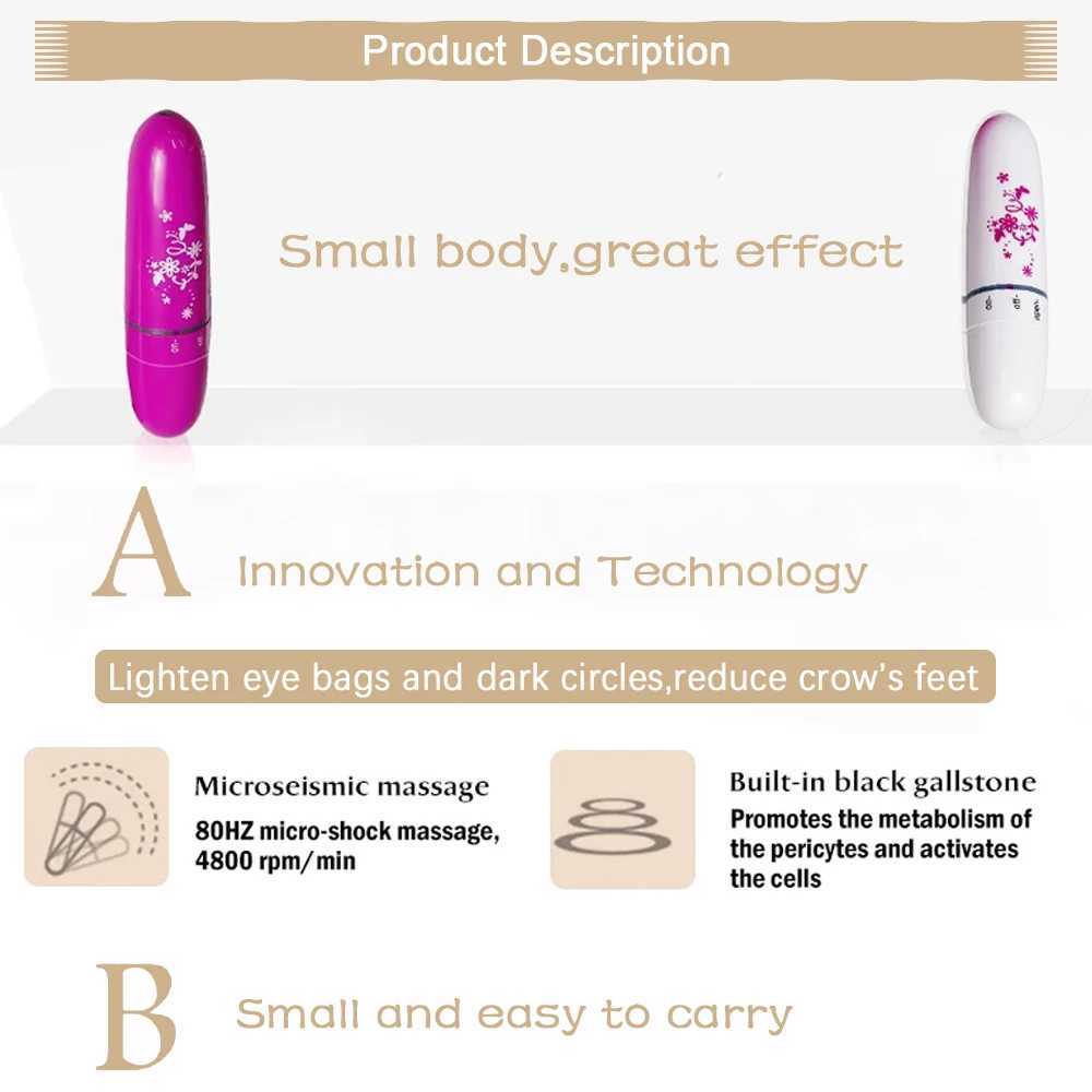 Eye Care Beauty Instrument Remove Wrinkle Dark Circles Puffiness Anti-aging Mini Electric Portable Eyes Vibration MassagerXJ250224