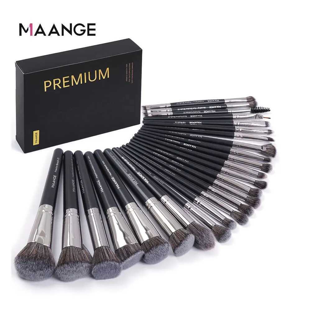 MAANGE Professional Gift Box 25 Pieces Makeup Brushes Kit Face Eye Beauty Brushes For Foundation Conceal Eyeshadow Contour Brush W241216