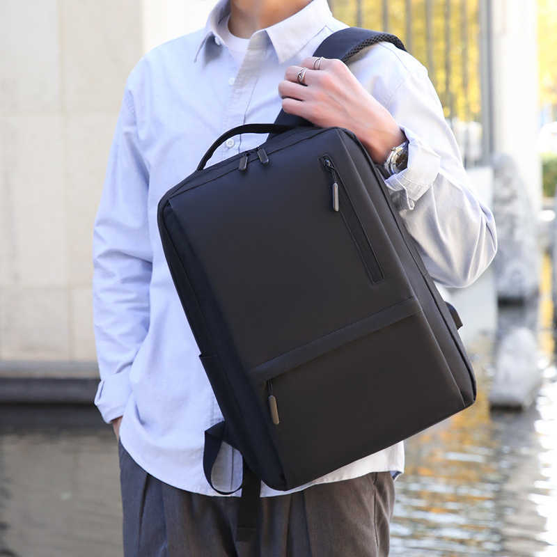 Leisure Backpack for Men Large Capacity Charging Usb Interface Multifunctional Backpack for Mens Business Commuting Computer Backpack 240920