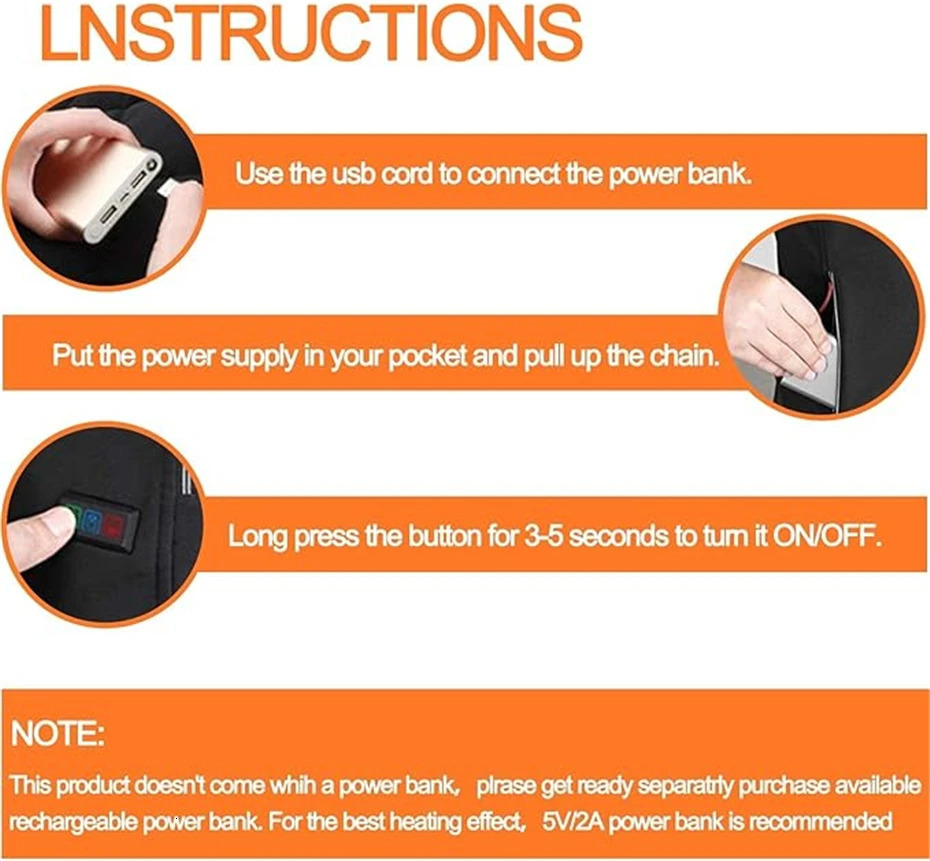 USB heated hoodie mens winter electric heating hoodie jacket with zipper hoodie infrared 5 heating zone jacket black gray 241214