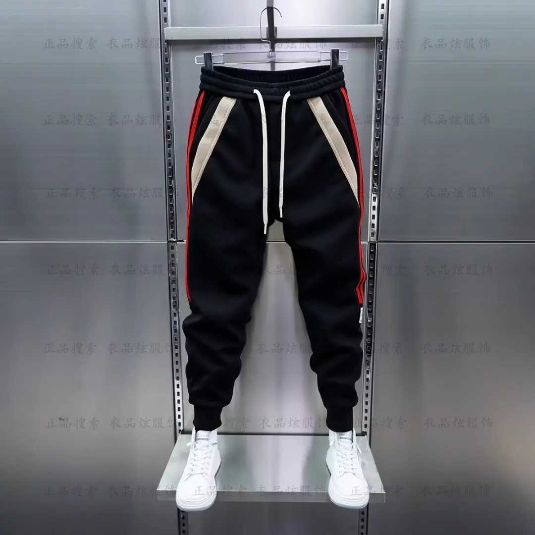 Mens Sweatpants Solid Loose Fit Mens Sweatpant Autumn Fashion Joggers Pants Unisex Elastic Waist Track Pants Male Trousers 2023 X2503191