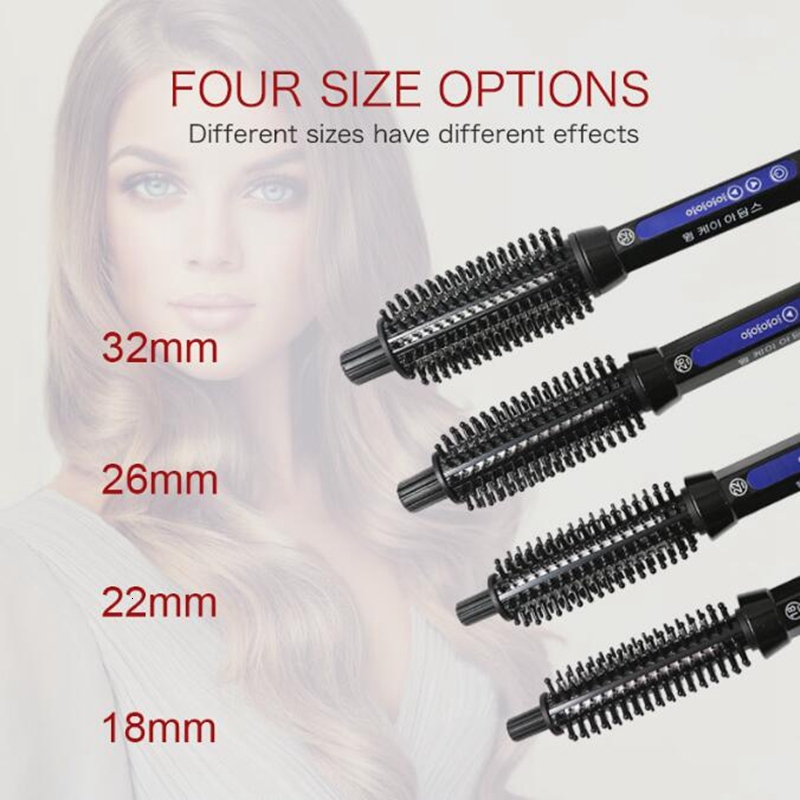 New Real Electric Professional Ceramic Hair Curler Curg Iron Roller Curls Wand Waver Fashion Styg Tools