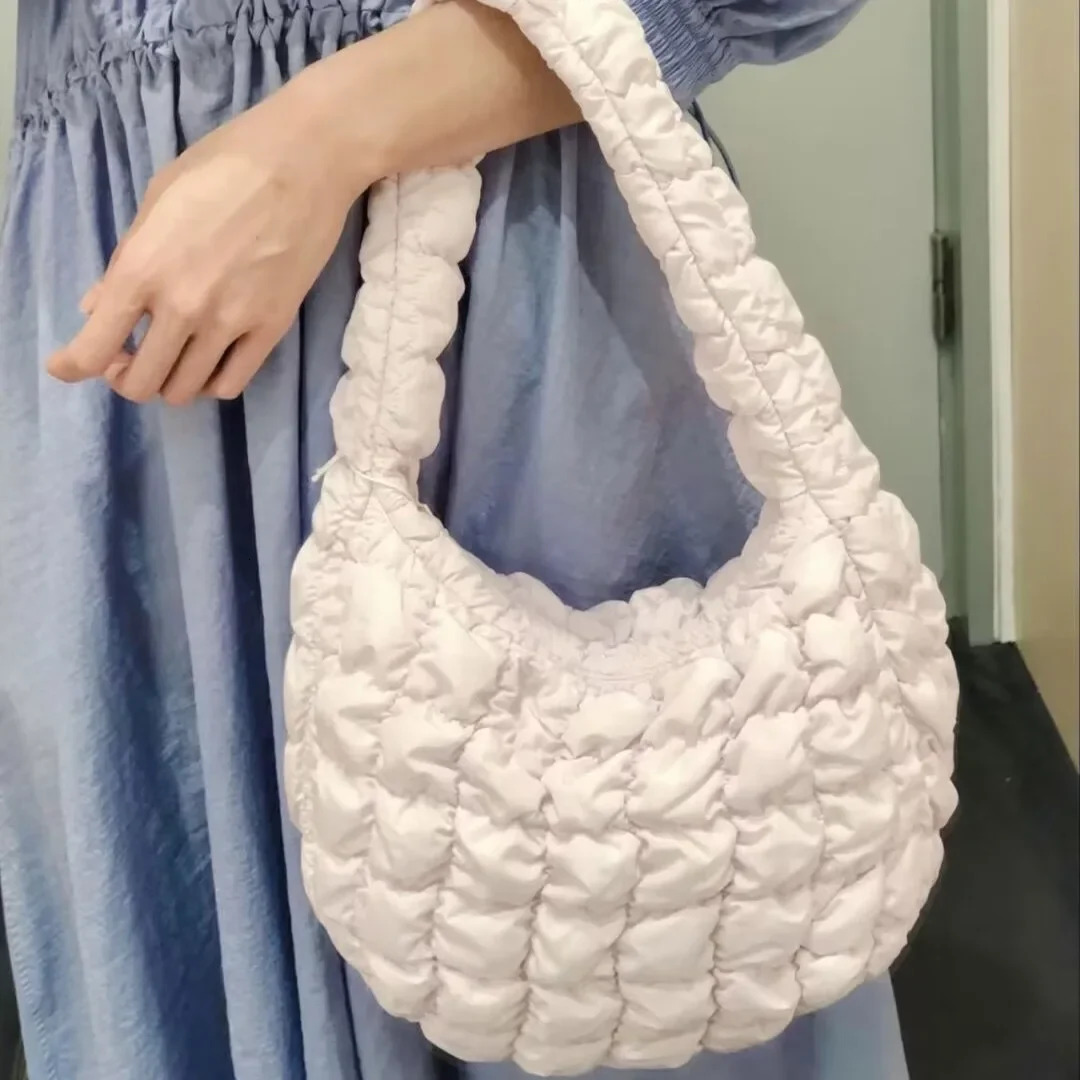 New Soft Outdoor Leisure Wallet Yoga Bag Cloud Bag Designer Solid Color Large Capacity Handbag