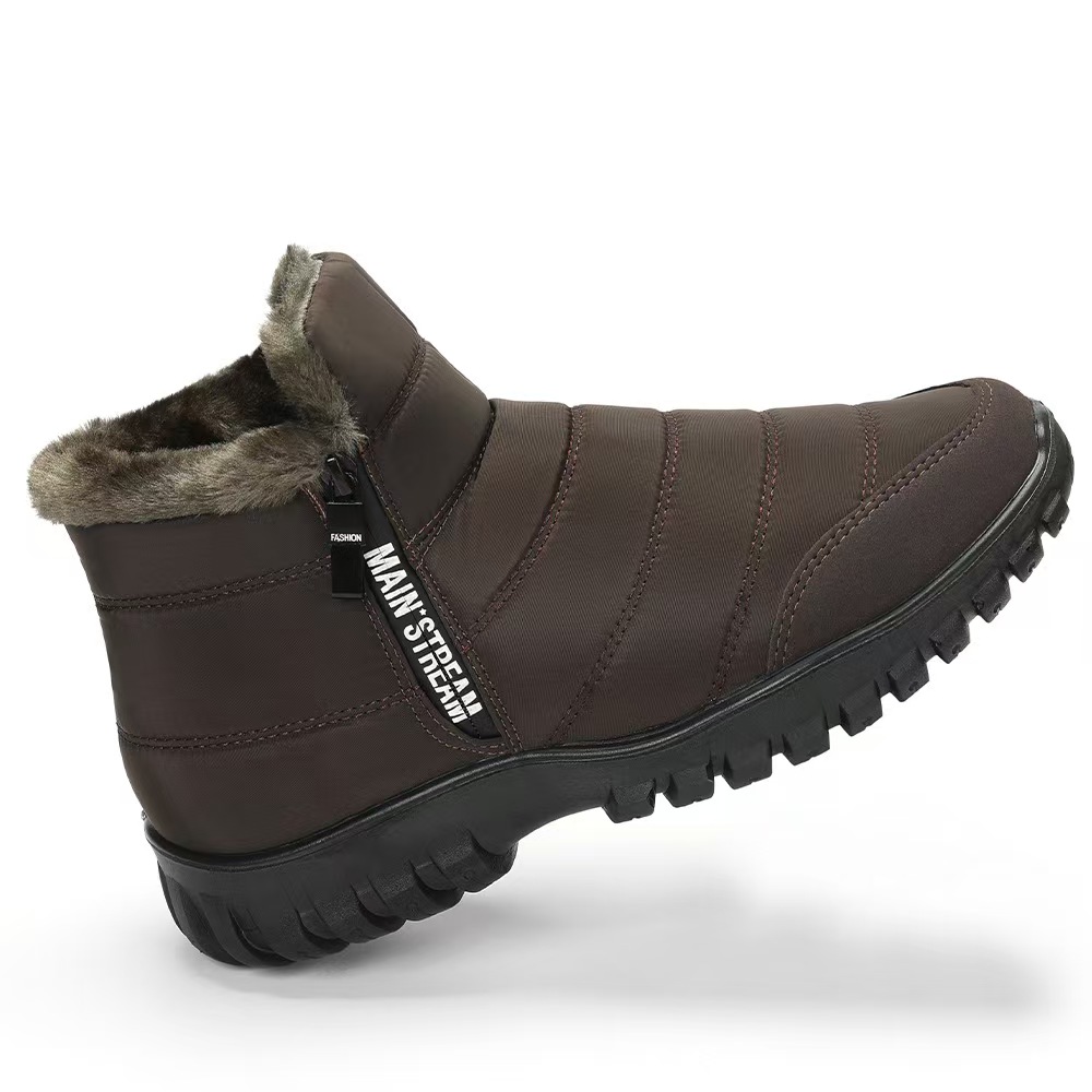 Winter Ankle Snow Boots Waterproof Non Slip Shoes for Men Casual Keep Warm Plush Plus Size Couple Footwear Chaussure Homme66