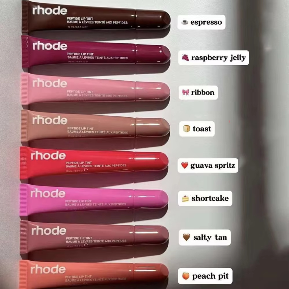 Make 8 Colors Up Lip Gloss Toast Espresso Raspberry Jelly Ribbon Moisturizing Shiny Glitter 2 Liquid Lipstick Lipgloss Beauty Cosmetics stick gloss