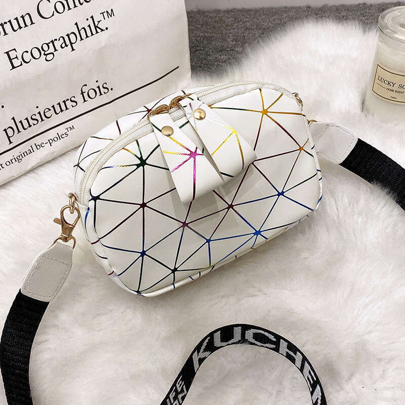 Makeup Ladies Foreign Trade Printed Wide Shoulder Strap, Small Bag, Women's Crossbody Bag