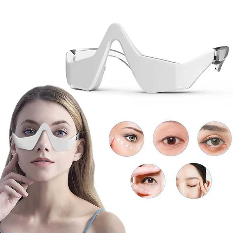Anti-Aging Eye Massager Red Light Therapy Hot Compress Eyes Fatigue Relief Relaxation Relieve Dark Circles EMS Eye Care MassageXJ241216