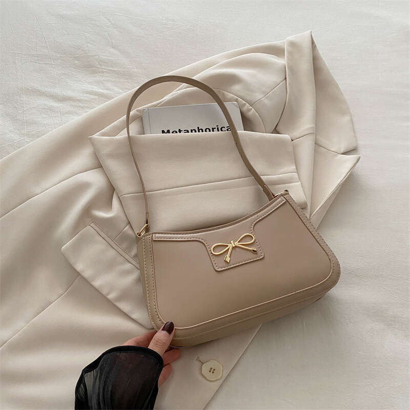 High Quality And Versatile Armpit Women's New Fashionable Hand-Held Shoulder Bag, Stylish French Stick Bag