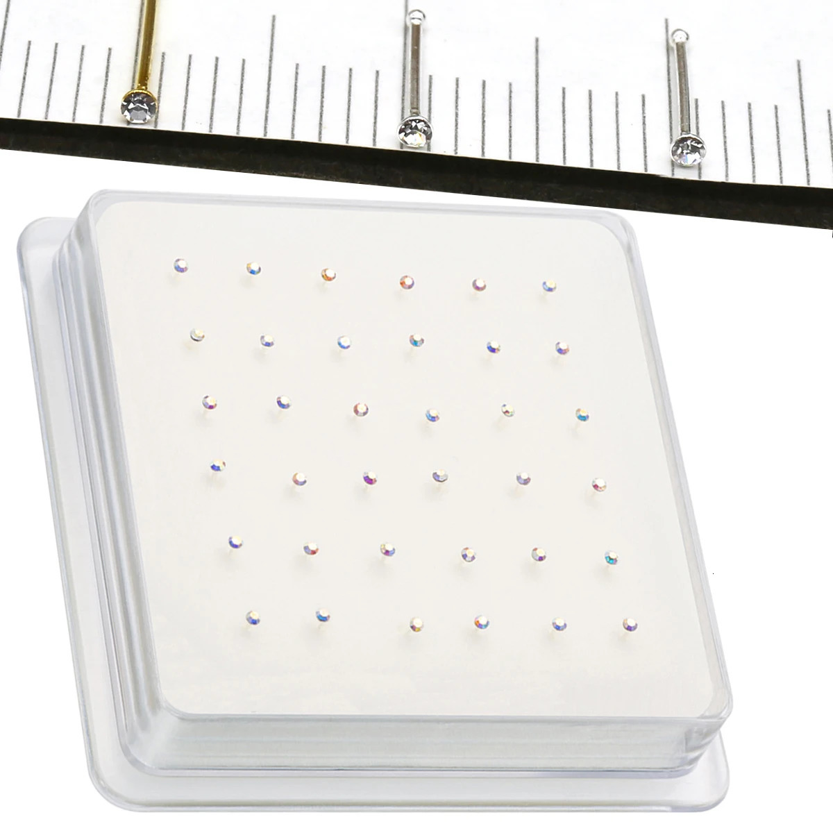 925 Sterling Silver Cute Tiny Nose Stud Nose Piercing Body Jewelry Piercing Nariz Plata Percing Nez Joyeria Corporal 241216