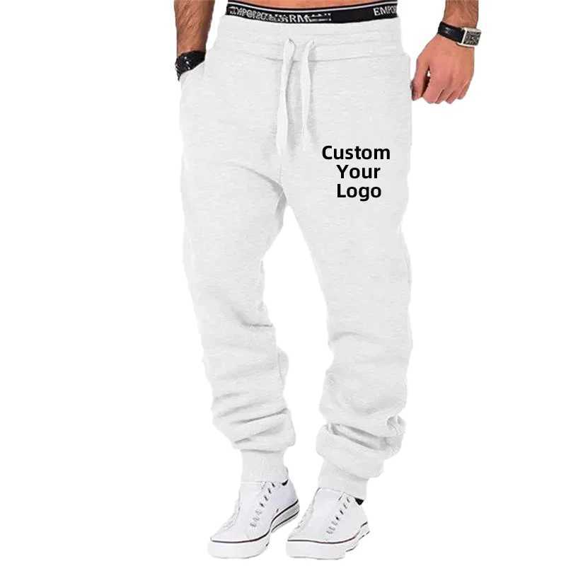 Customize your Pants Men Fashion Sports Trousers Drawstring Jogging Pants Trousers Casual Baggy Pants Sweatpants X2503191