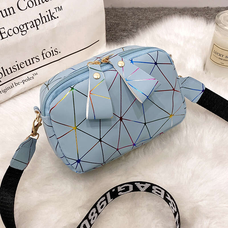 Makeup Ladies Foreign Trade Printed Wide Shoulder Strap, Small Bag, Women's Crossbody Bag