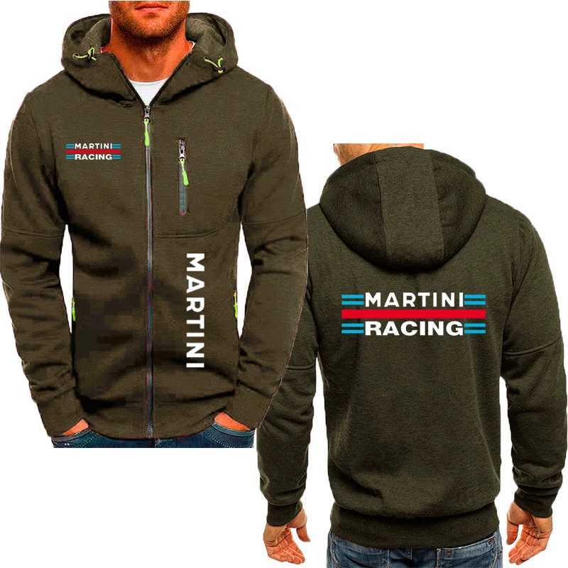 Martini Racing 2024 Mens Racing Suit Jacket Long Sleeves Casual cotton Mens Hoodies Sweatshirts Print Clothing Comfortable Top X241216