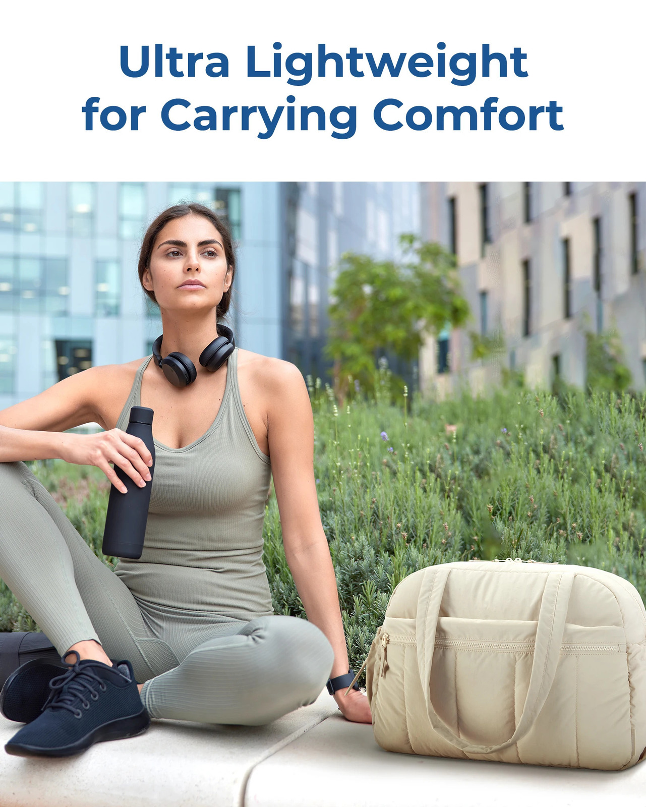 BAGSMART Womens Travel Duffel Bag Gym Bag with Wet Pocket Carry On Waterproof Weekender Boston Bag for Airport Cabin 250106