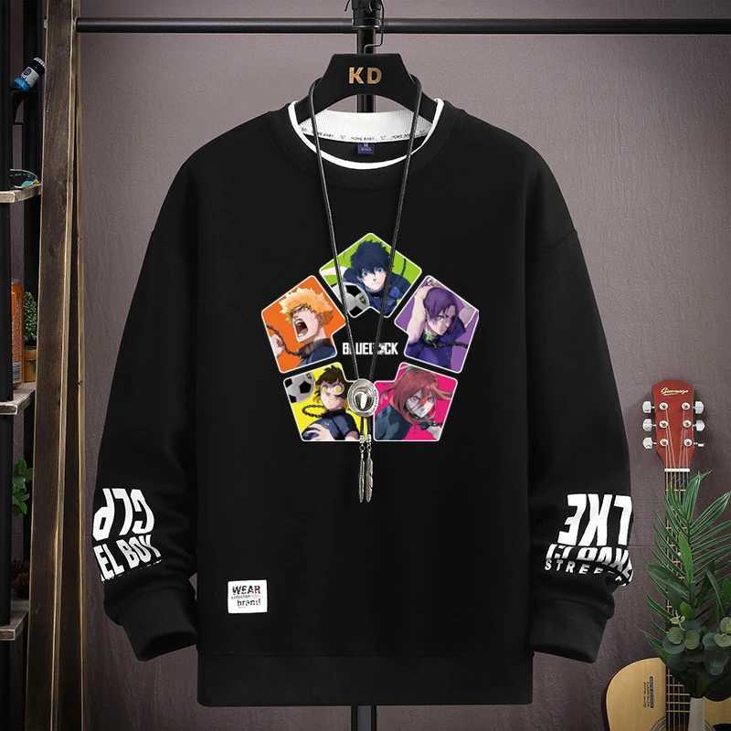 Anime Clothes Blue Lock Graphic T Shirts S-5XL Men Women Streetwear Oversized Long Sleeve T-shirts Harajuku Tops anime tshirt W241216