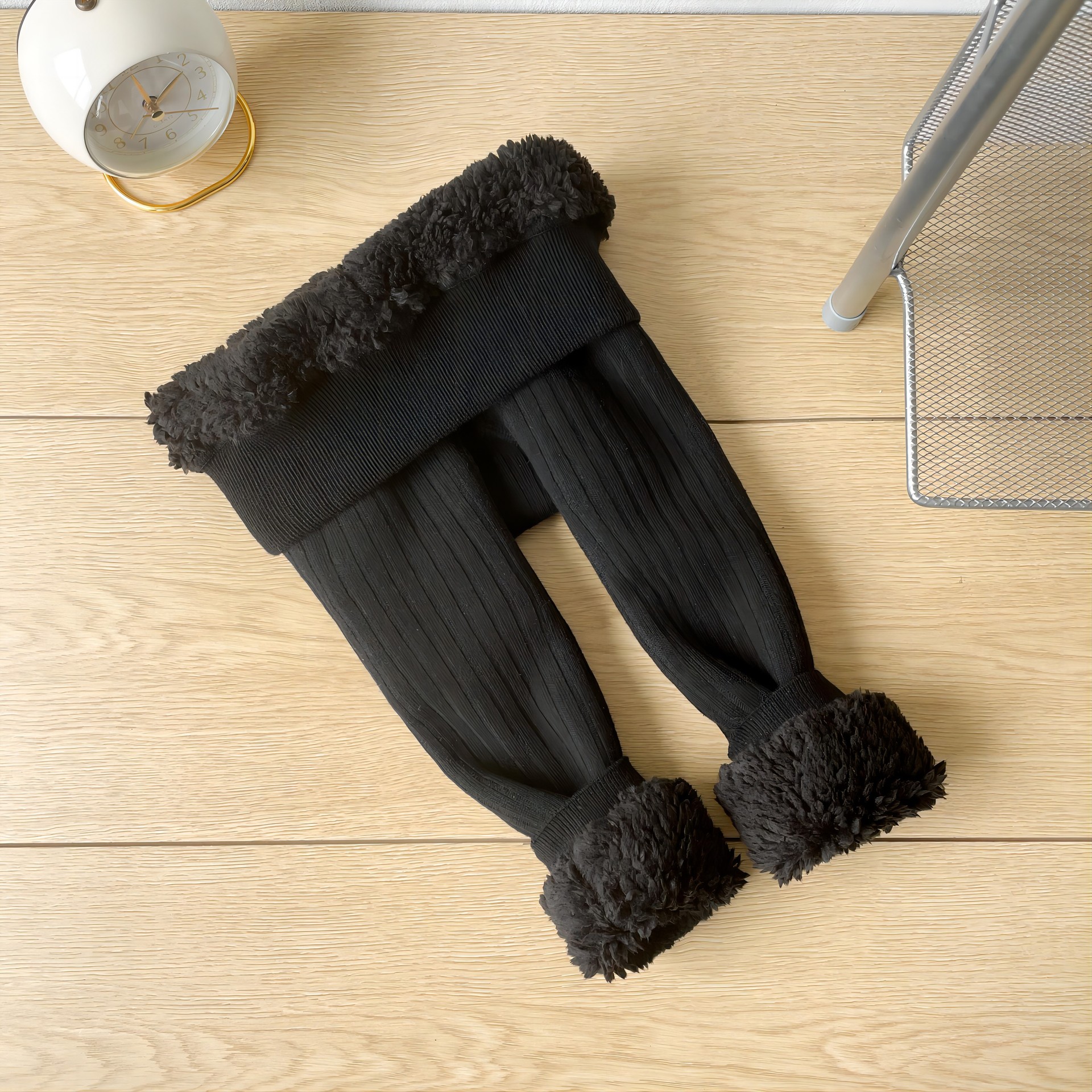 Trousers Autumn And Winter Vertical Stripes With Thick Cloud Fleece Leggings For Girls To Keep Warm Childrens Pantyhose Outerwear Cro Otztb