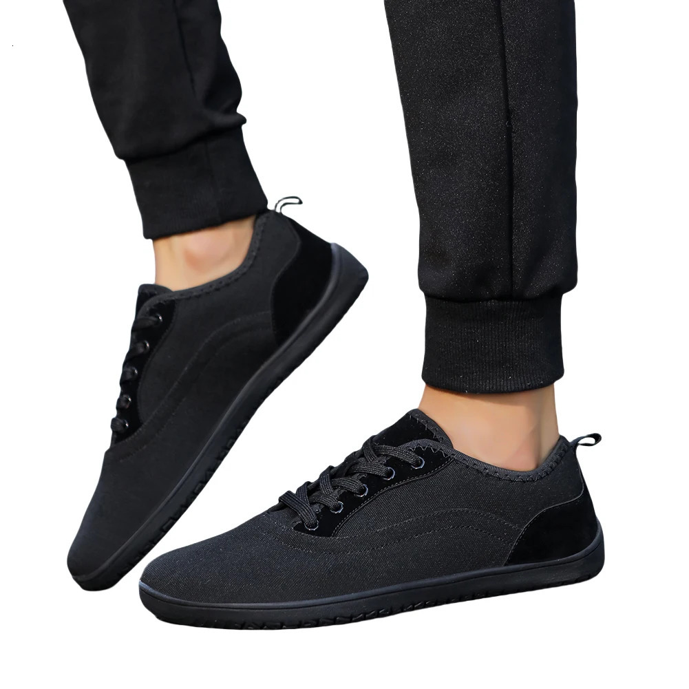 Minimalist Barefoot Shoes Wide Barefoot Shoes Breathable Casual Walking Shoes Non Slip Cross Training Sneakers for Men Women 241213