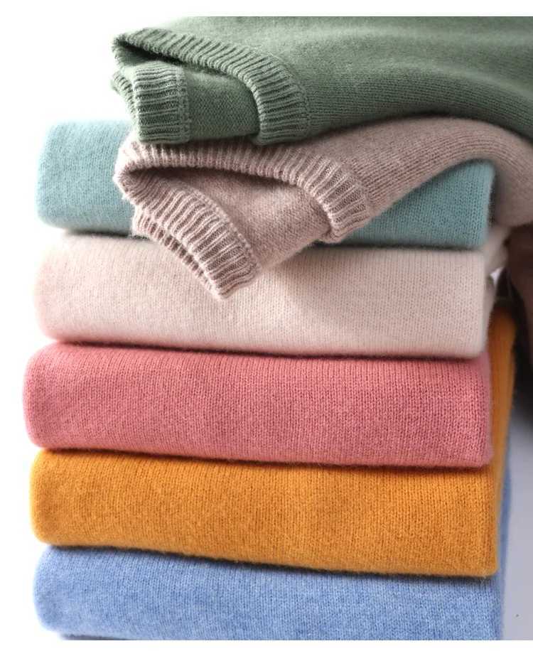 2023 Hot Cashmere Blended Sweater O-neck Pullovers Mens Knitted Shirt Korean Homme Hiver Tops casaco de malha homemXJ241216