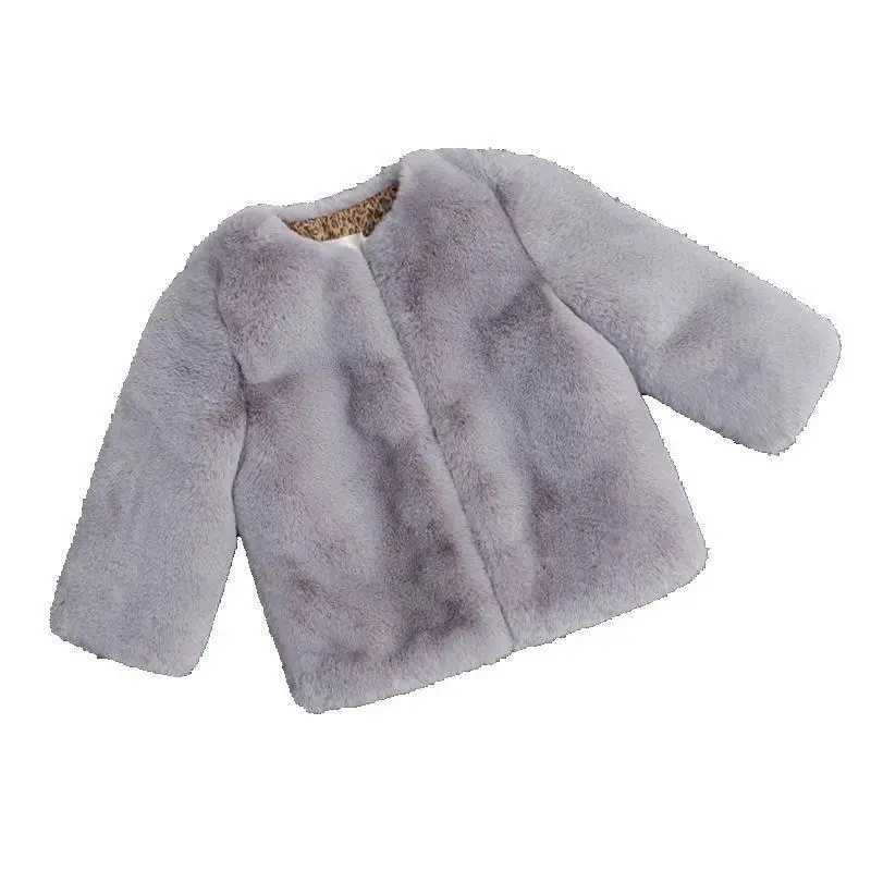 Children Fur Coat Girls And Boys Winter Jacket Toddlers Clothing Baby Faux Fur Coat Windbreakers Kids Outwear Coat Fashion 2021XJ241214