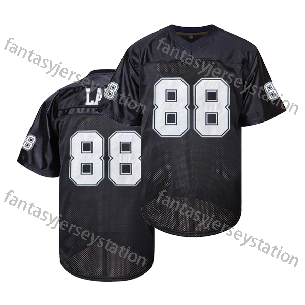 IN STOCK Men's #88 LAMB Embroidered Polyester Football Jersey, V-Neck Short Sleeve Sports Top, Loose Fit for Soccer, Cycling, Everyday & Athletic