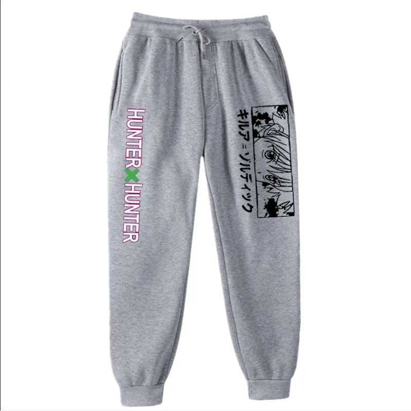 Japanese Anime Hunter x Hunter Printed Pants Mens Sports Pants Jogger Lounge Pants Pocket Outdoor Hiking Running Trouser Sports Pants X241216
